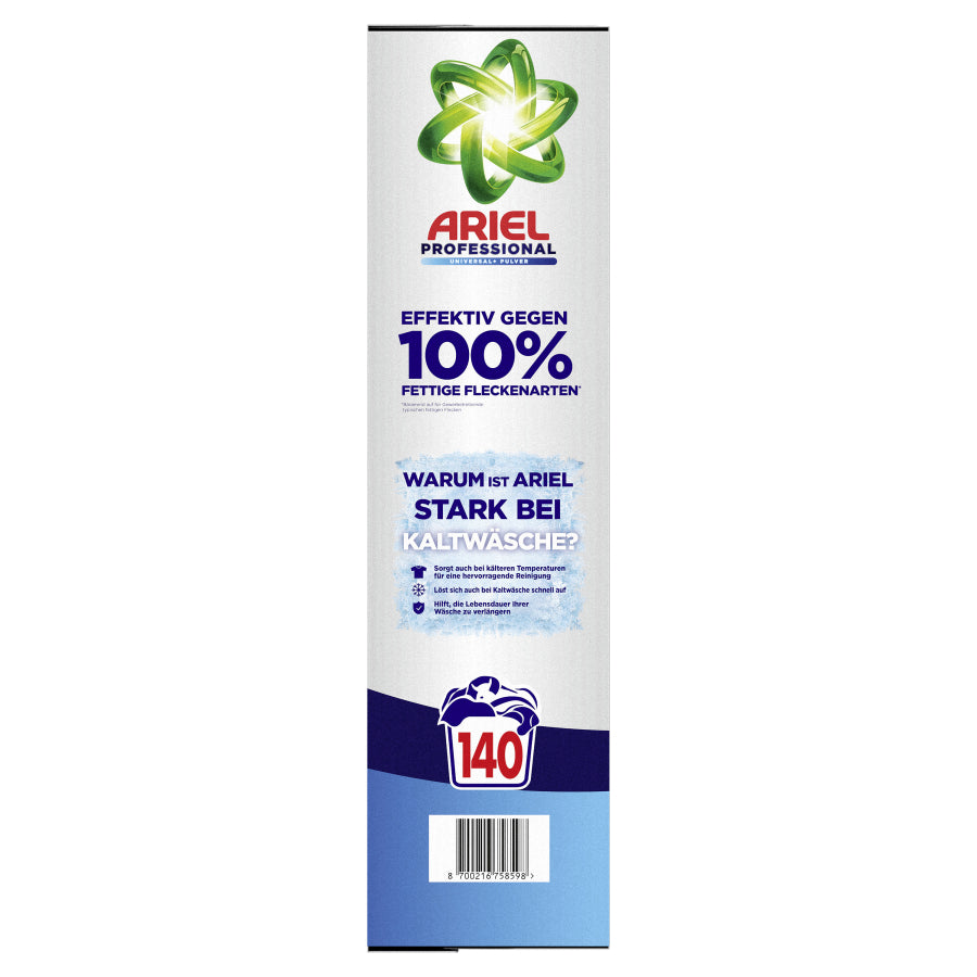 P&G Professional Ariel Vollwaschmittel Pulver, 140 WL