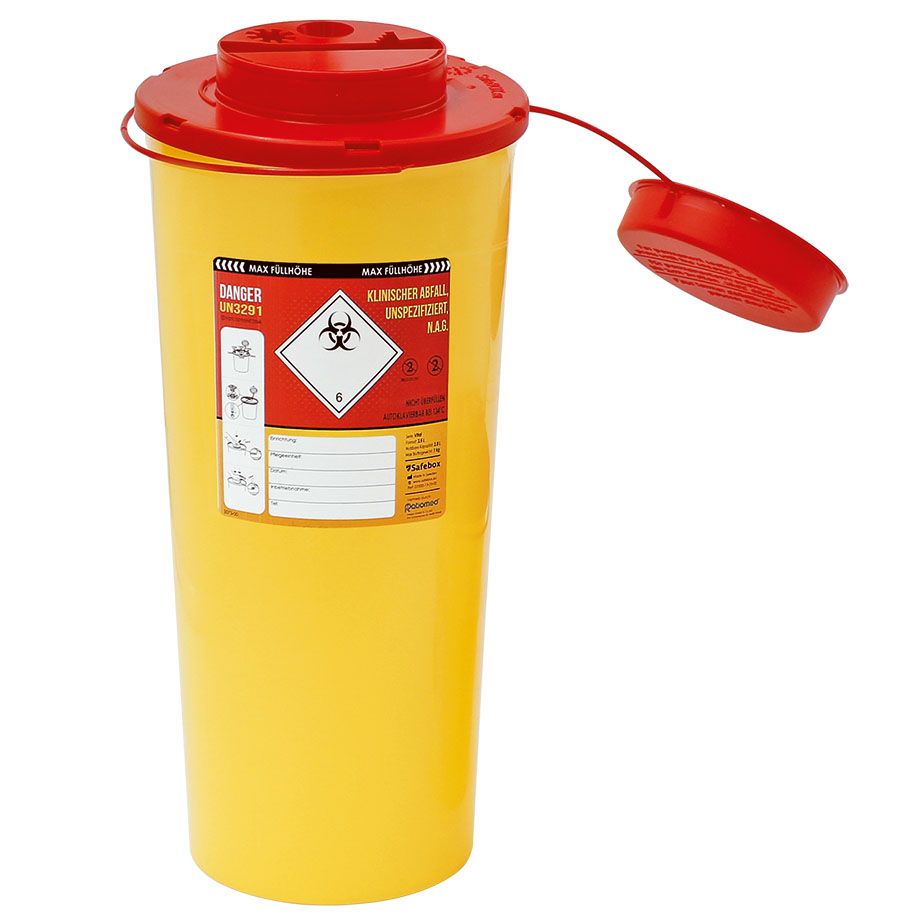 Kanülenabwurfbehälter ratiomed Safe-Box