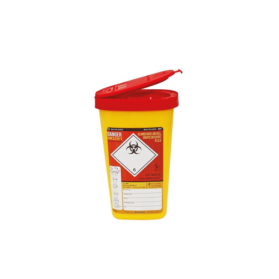 Kanülenabwurfbehälter ratiomed Safe-Box