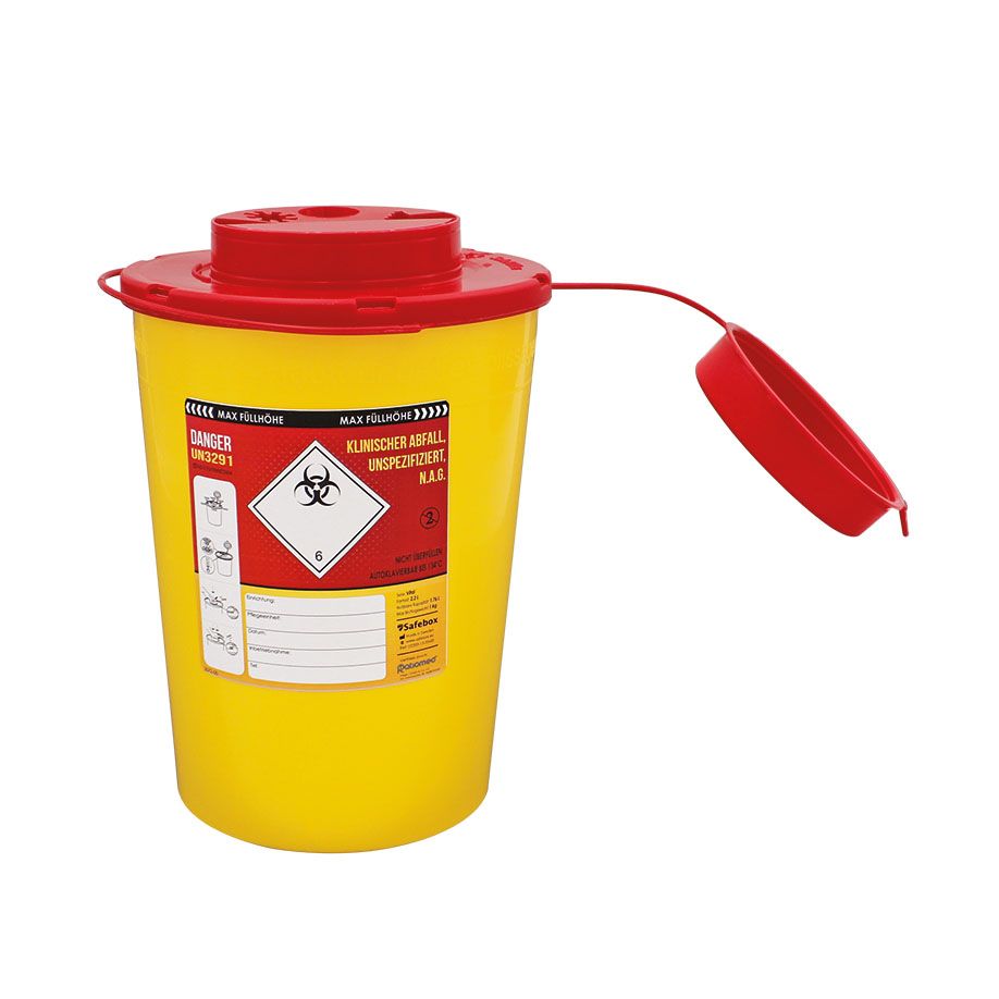 Kanülenabwurfbehälter ratiomed Safe-Box