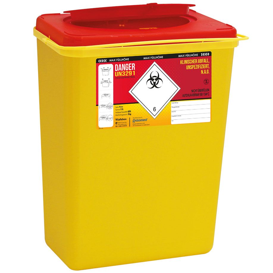 Kanülenabwurfbehälter ratiomed Safe-Box