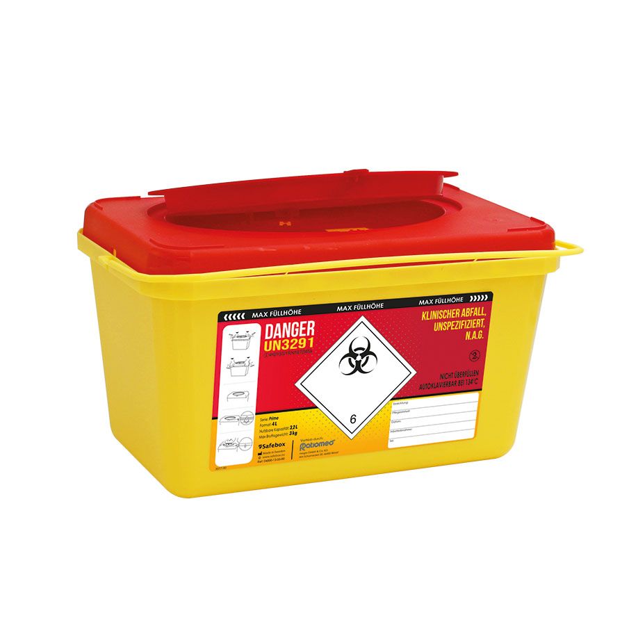 Kanülenabwurfbehälter ratiomed Safe-Box
