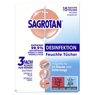 SAGROTAN Feuchte Tücher
