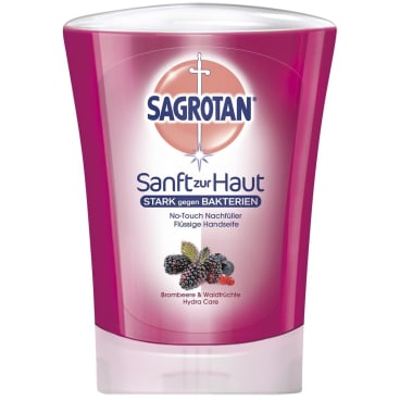 Reckitt Benckiser GmbH - SAGROTAN Healthy No-Touch Flüssigseife Nachfüller, 250 ml - Lotusblüte & Kamillenöl