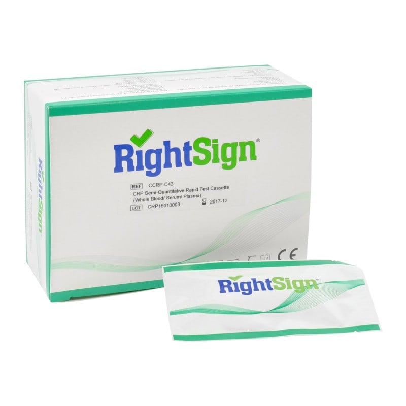 Right Sign semi-quantitativer CRP-Test, 25 Stück