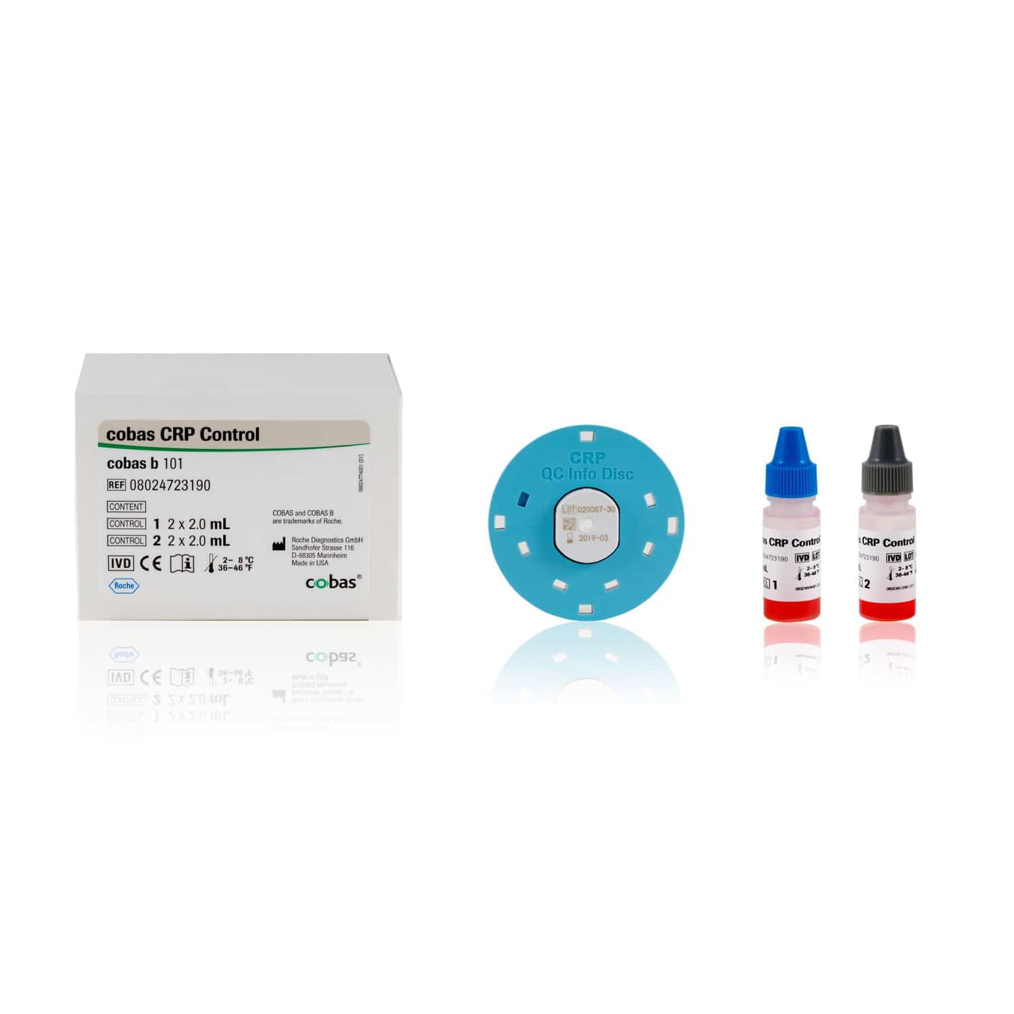 cobas b 101 CRP Kontrolle