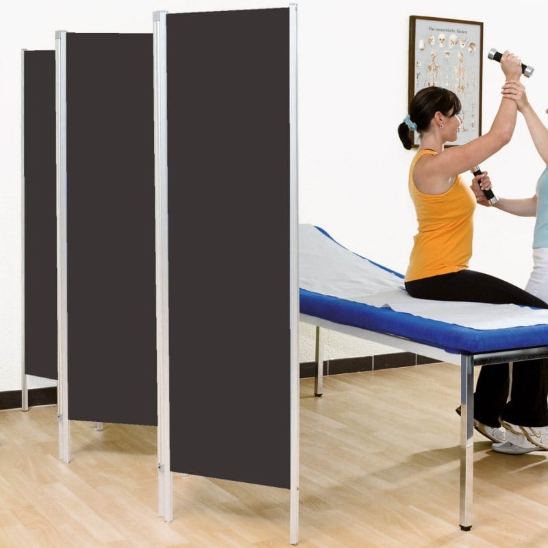 Mobiler Paravent mit Rollen