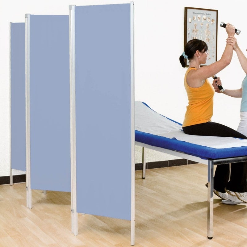 Mobiler Paravent mit Rollen