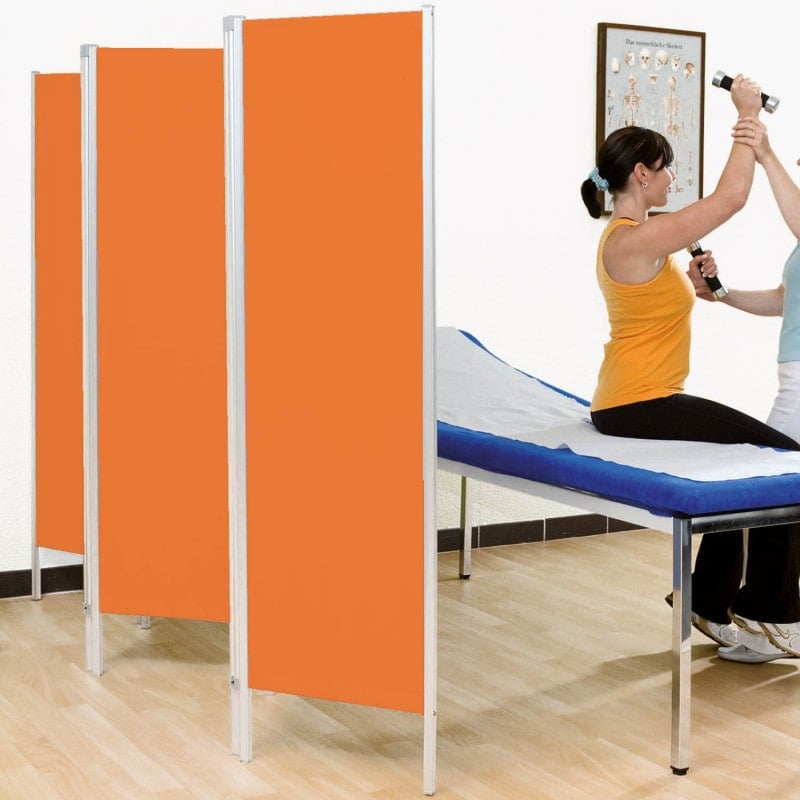 Mobiler Paravent mit Rollen