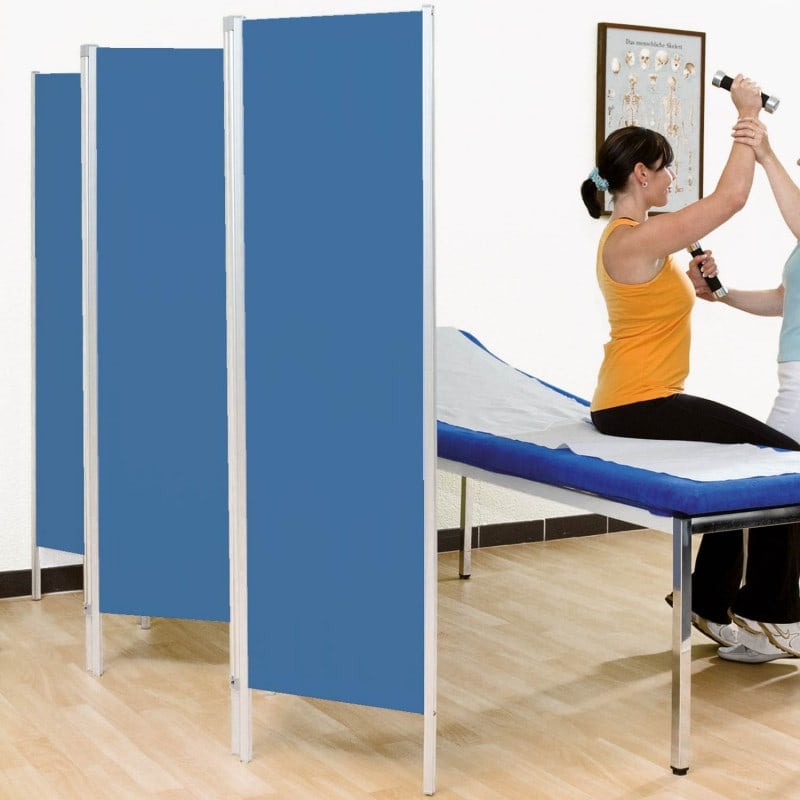 Mobiler Paravent mit Rollen