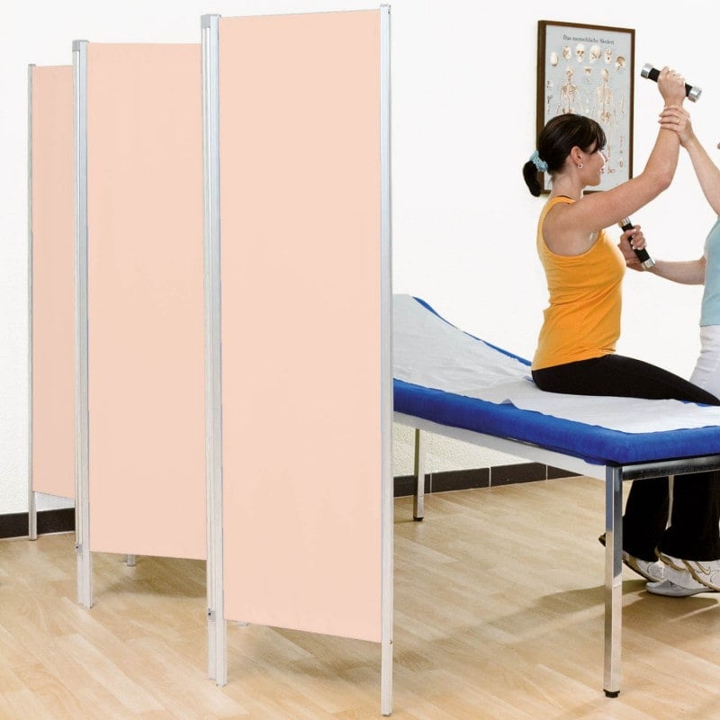 Mobiler Paravent mit Rollen