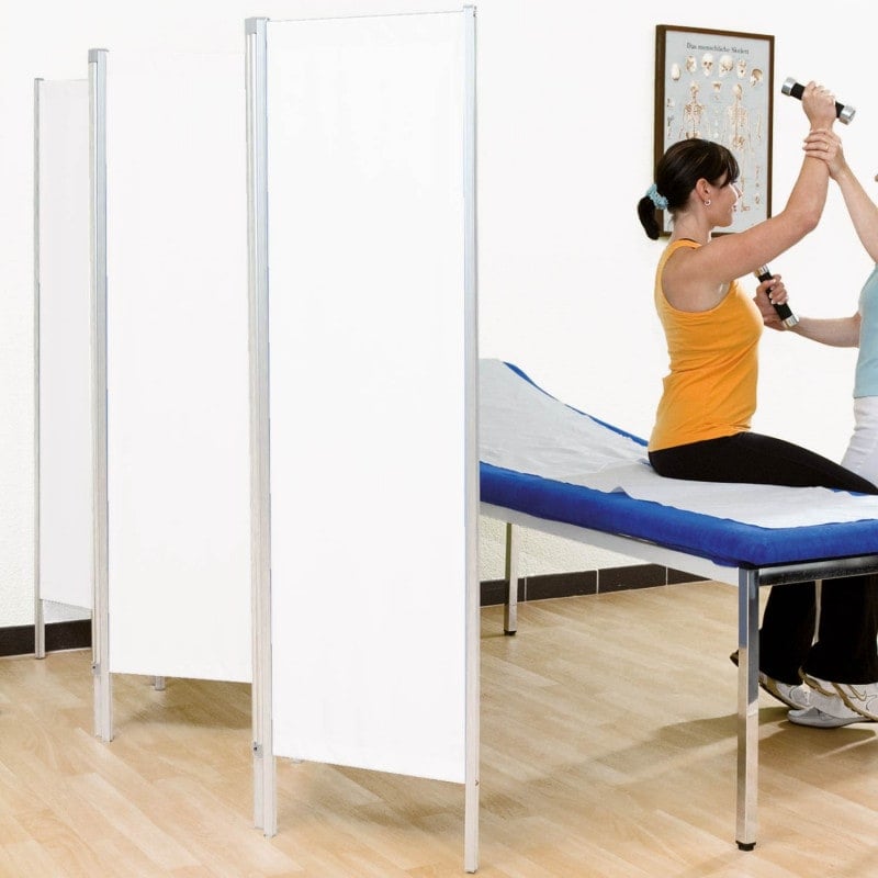 Mobiler Paravent mit Rollen