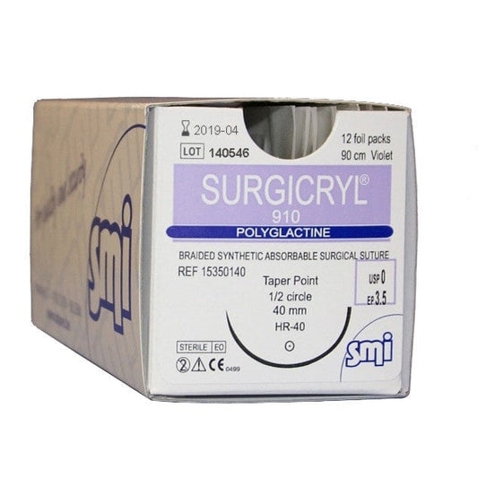 SMI - Surgicryl 910 - DS 19, 2 (3/0), 75cm