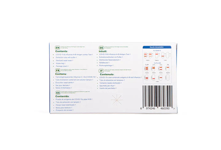 3in1 Safecare® Kombi-Test (Covid-19, Influenza A+B)