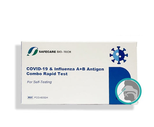 3in1 Safecare® Kombi-Test (Covid-19, Influenza A+B)