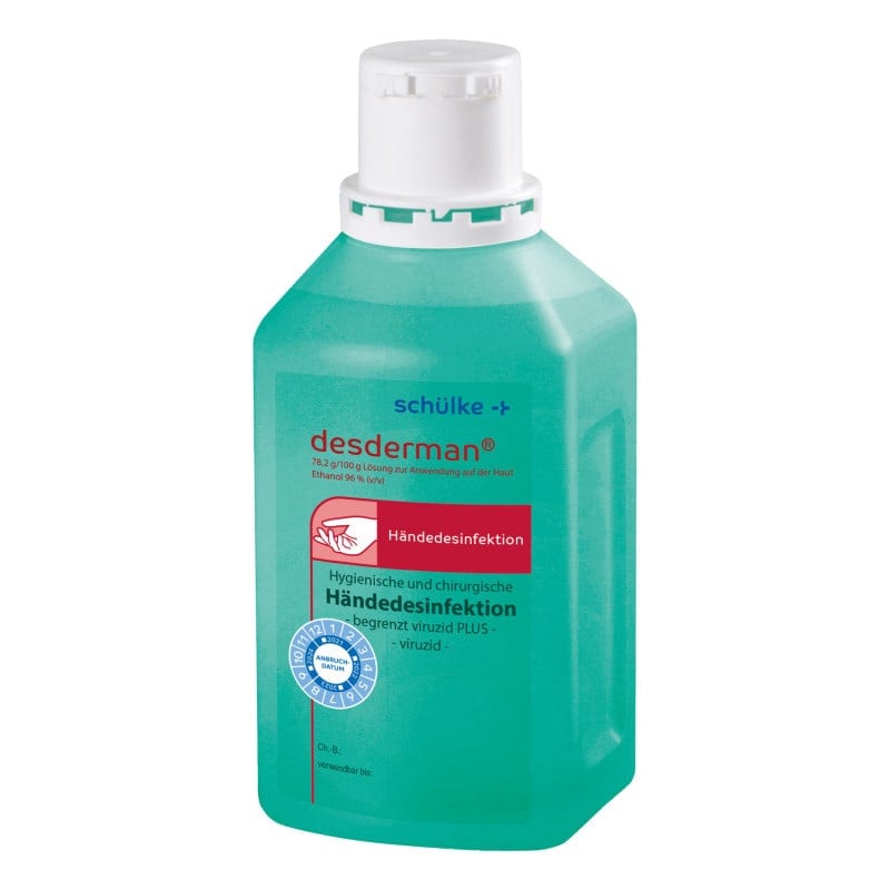 Schülke desderman® Händedesinfektion, farbstoff- und parfümfrei
