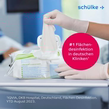 Schülke mikrozid® universal wipes Desinfektionstücher premium
