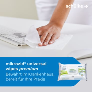 Schülke mikrozid® universal wipes Desinfektionstücher premium