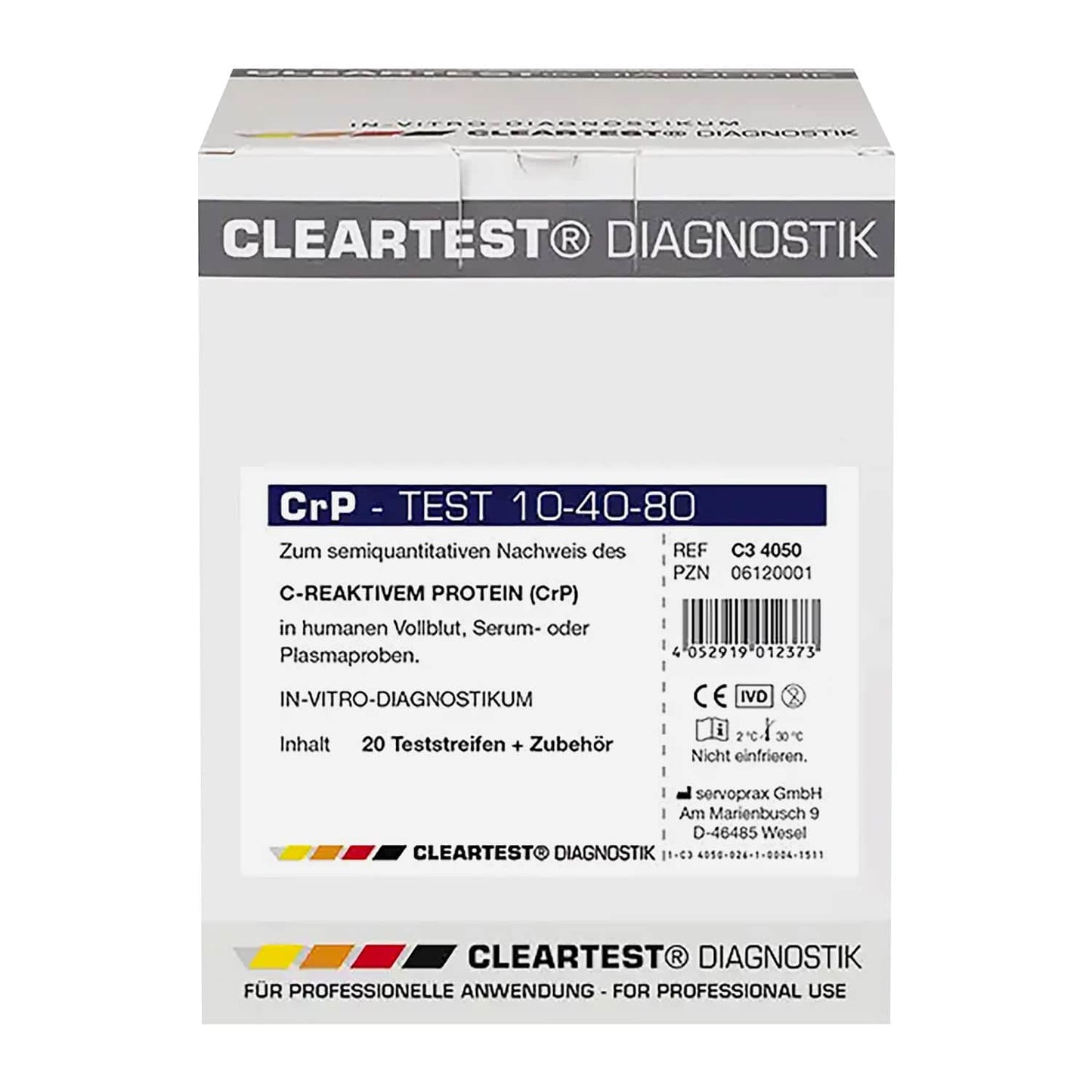 Cleartest CRP 10/40/80 Schnelltest