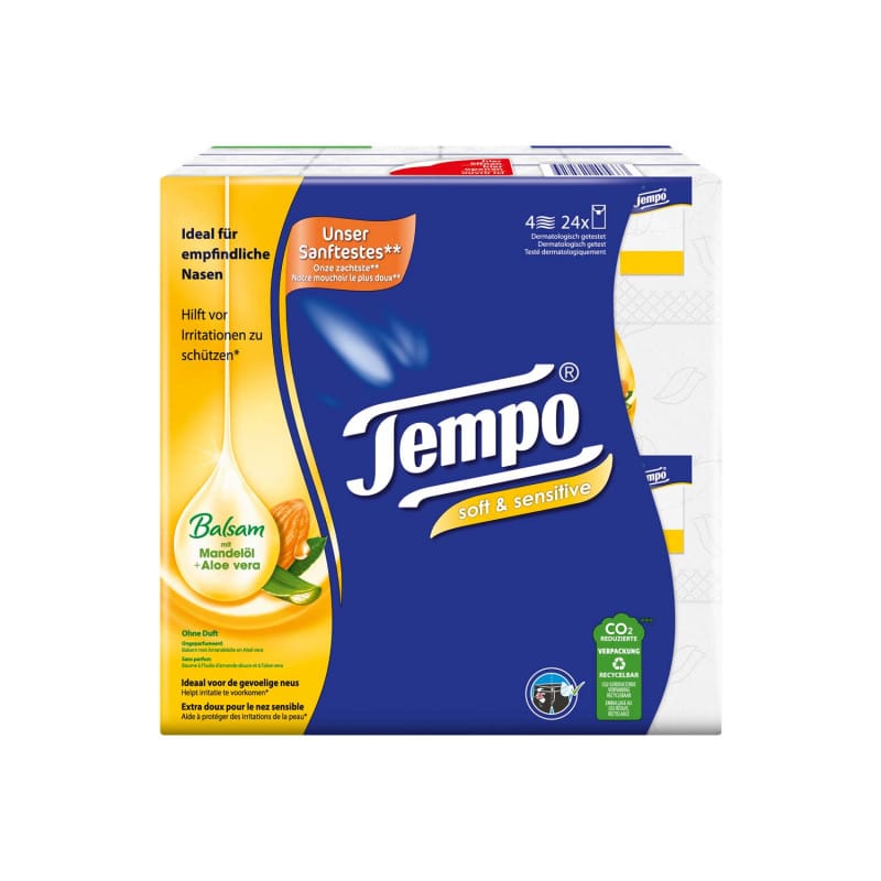 TEMPO Taschentücher Soft & Sensitiv