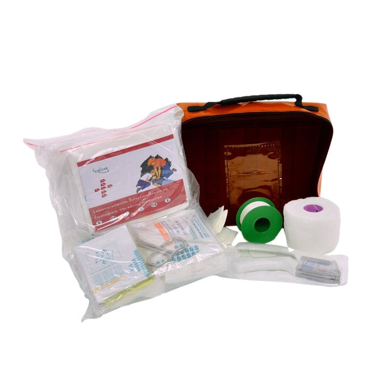 Befüllte Modultasche Verbandstoffe