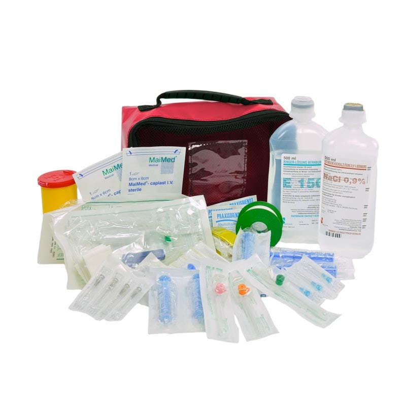 Befüllte Modultasche Verbandstoffe