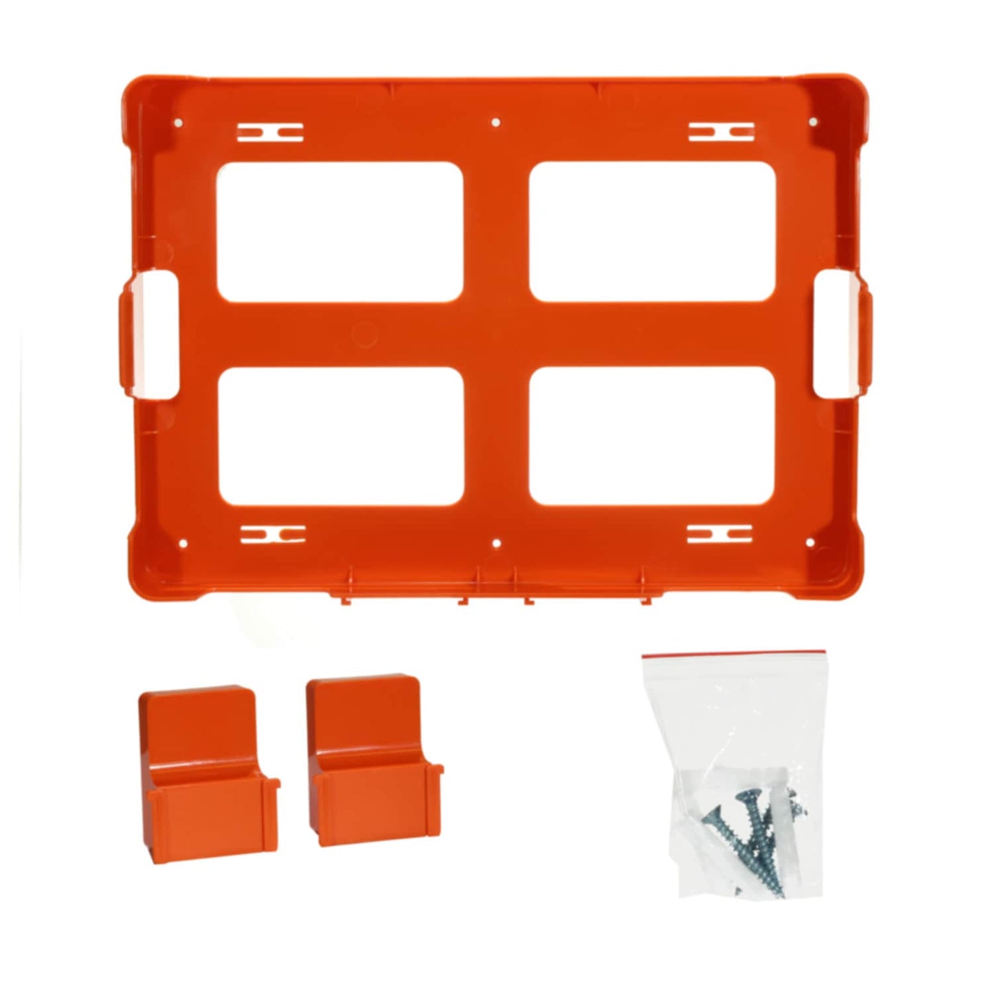 Erste-Hilfe-Koffer DIN 13169 - Seitenansicht, Tragegriff, Aufbewahrung für Verbandmaterial - Med-Praxisbedarf