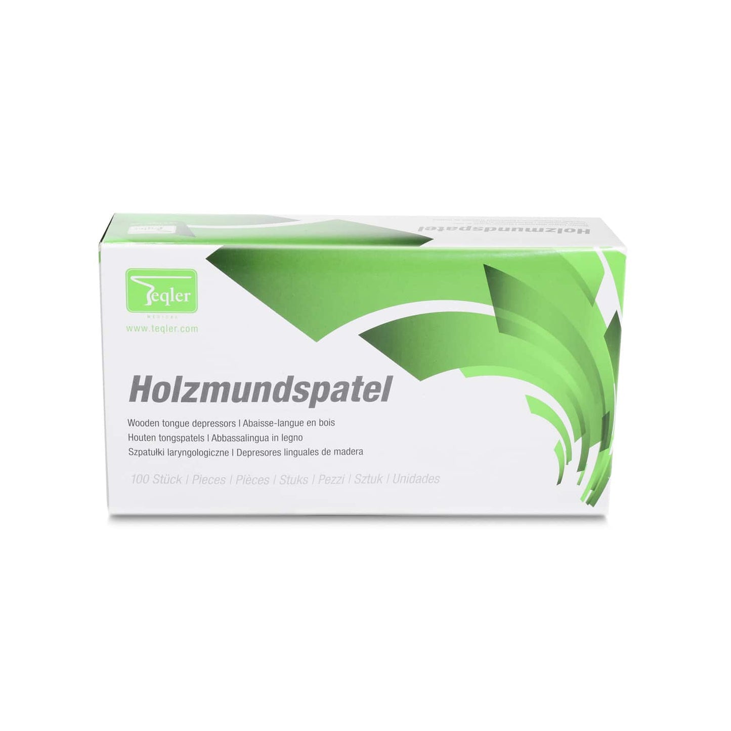 Teqler - Holzmundspatel, 100 Stück