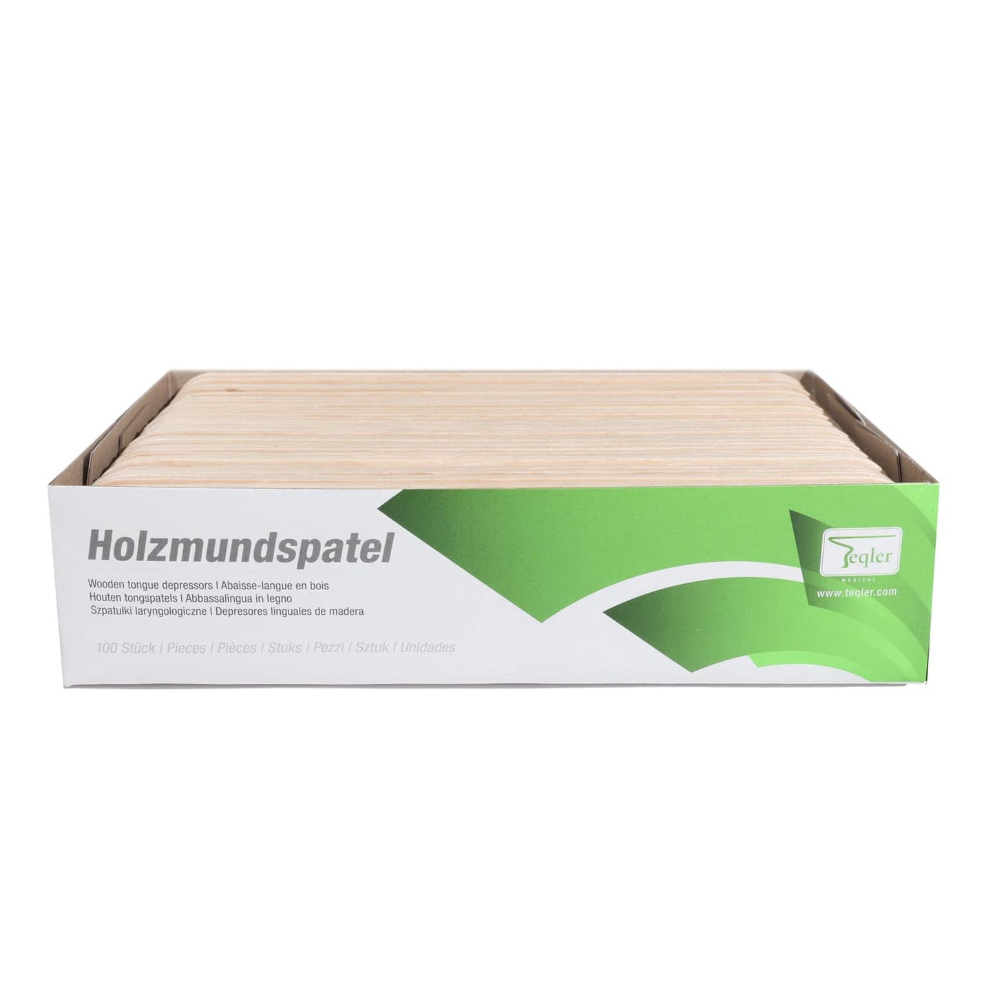 Holzmundspatel, 100 Stück