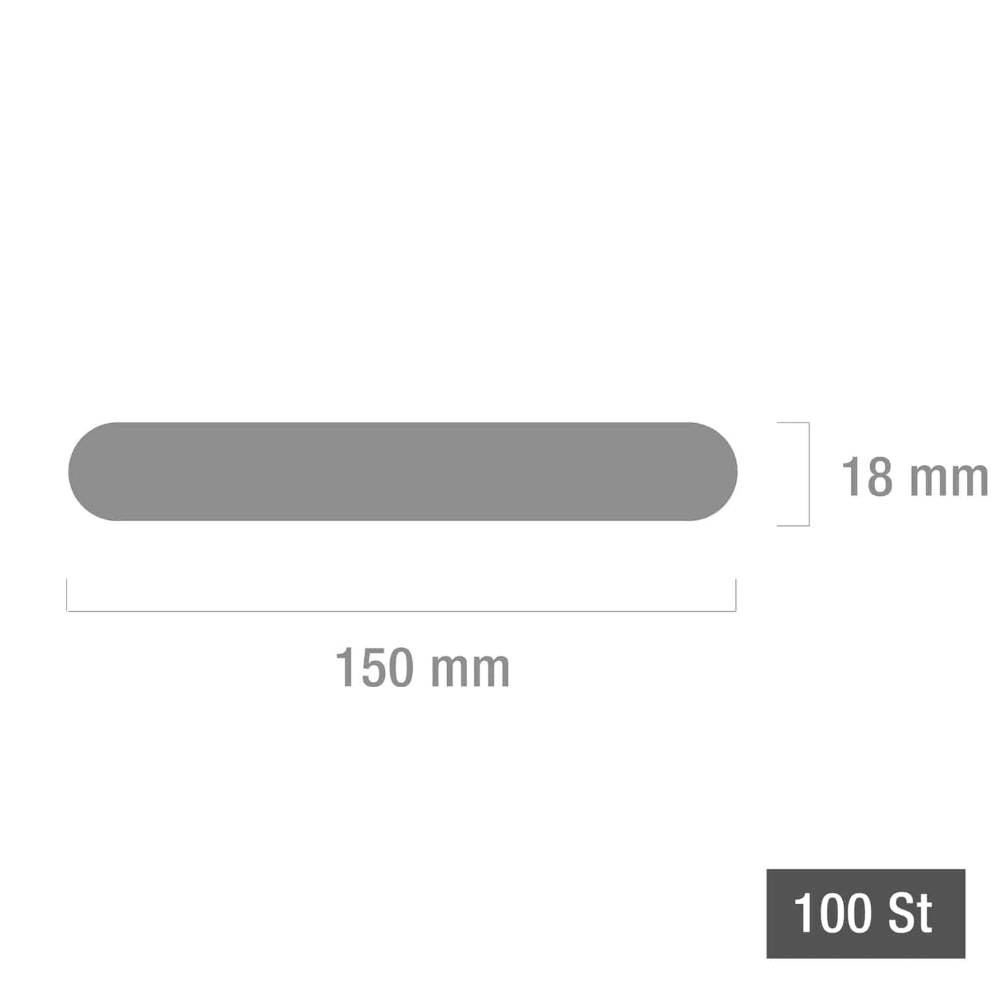 Teqler - Holzmundspatel, 100 Stück