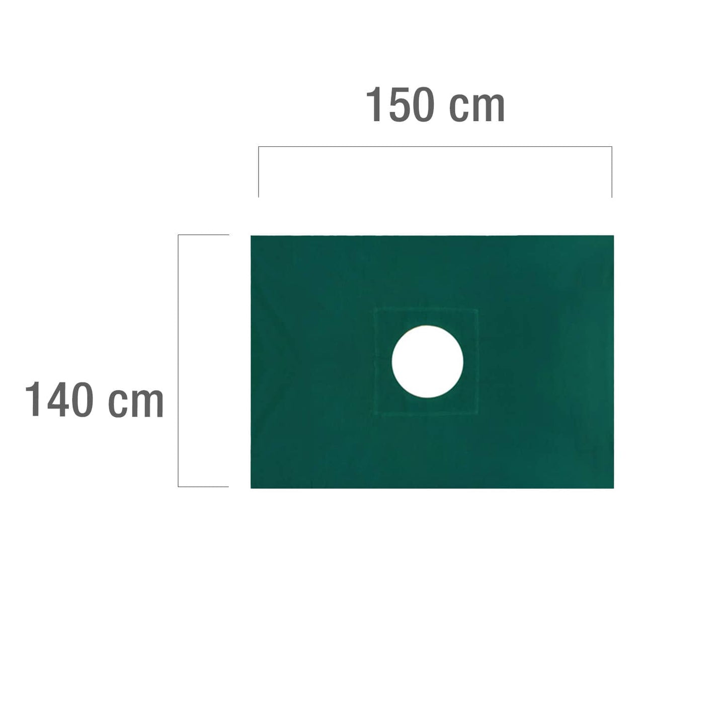 Lochtuch, 13 cm