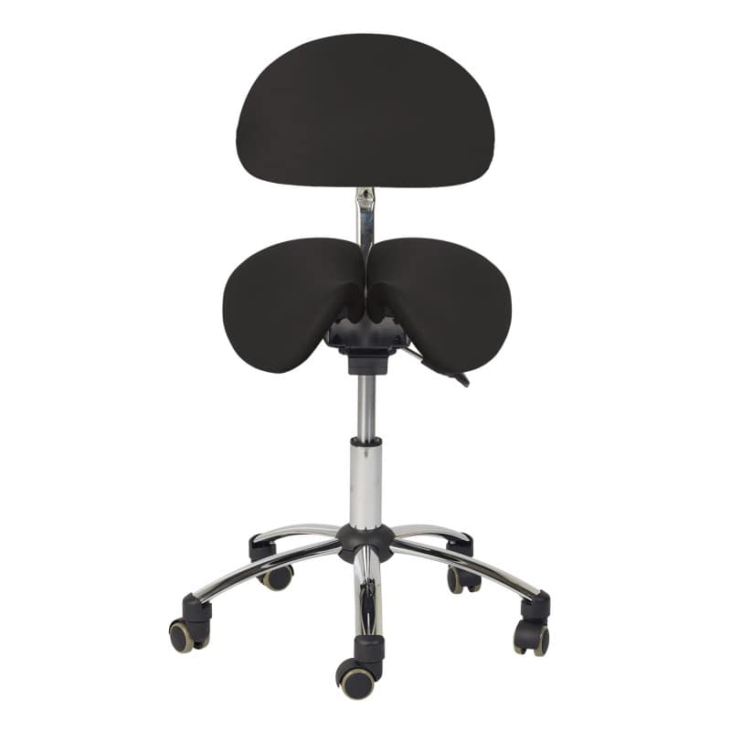 Sattel-Hocker mit Rückenlehne