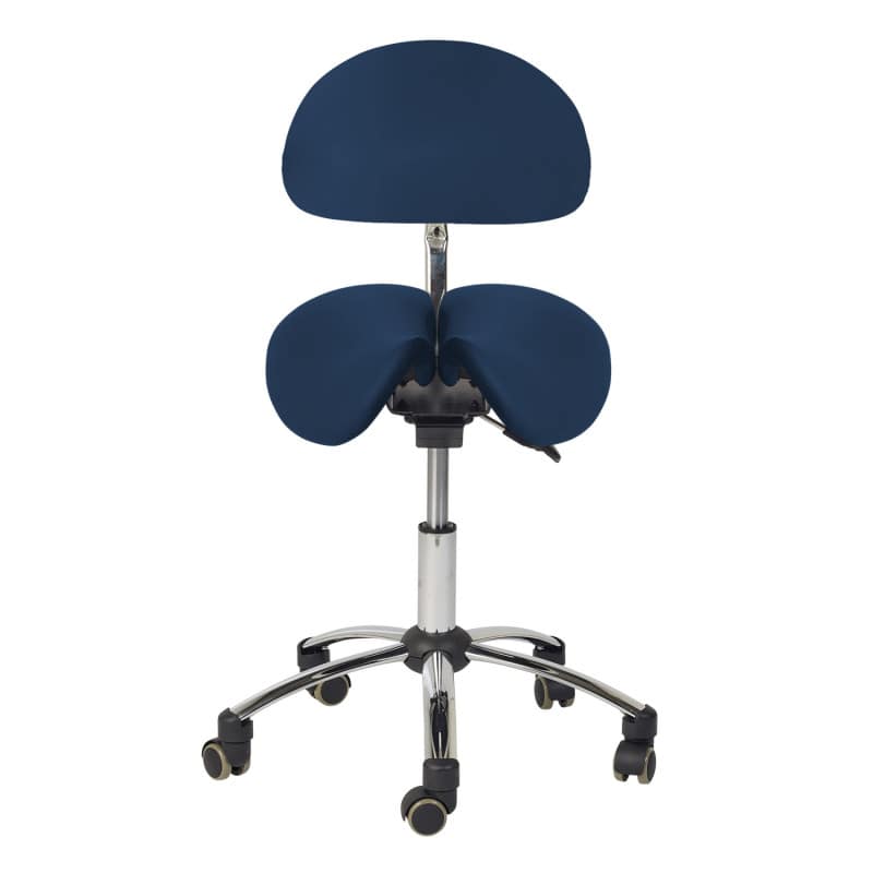 Sattel-Hocker mit Rückenlehne