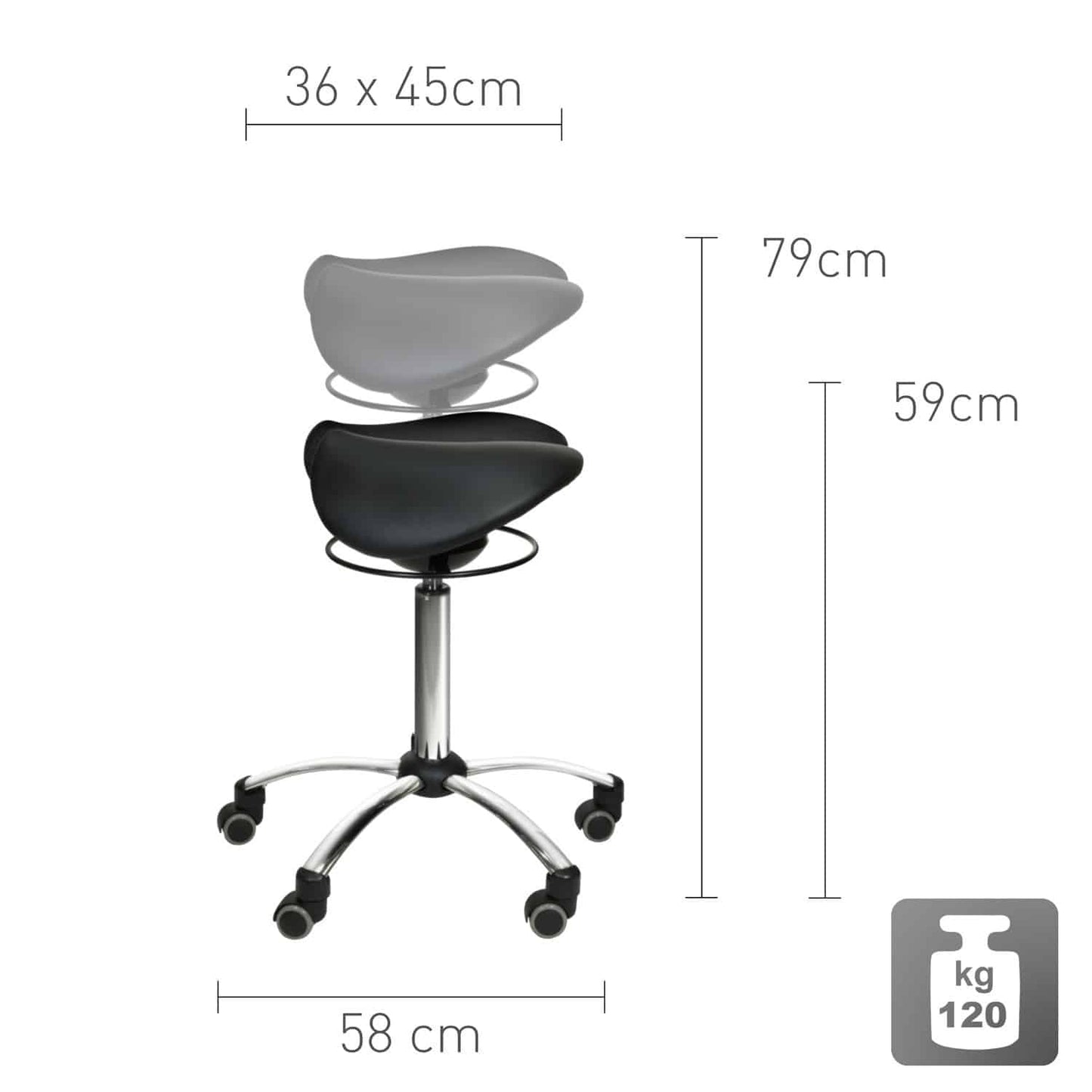 Sattelhocker mit Swing-Mechanismus