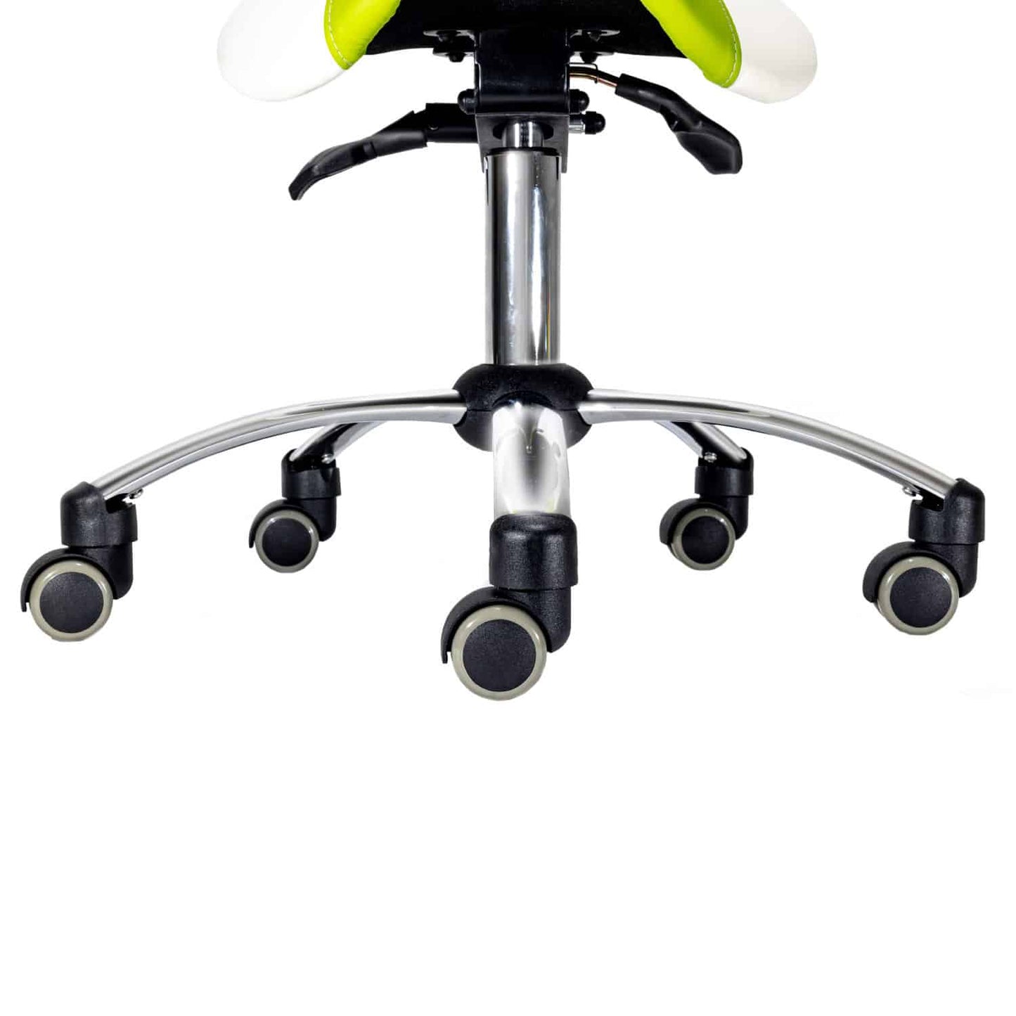 Sattelhocker mit abnehmbarer Lehne