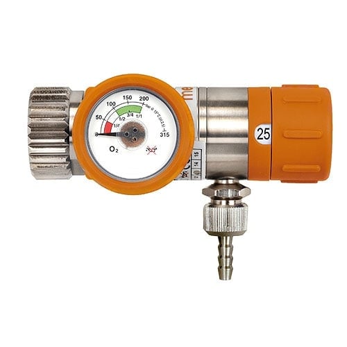 Sauerstoffsystem mit Leichtstahlflasche