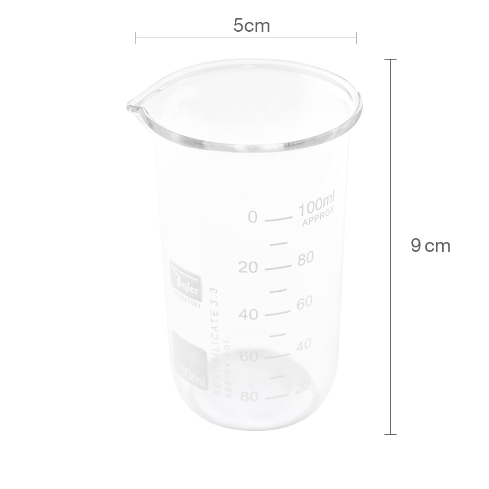 Teqler Becherglas hohe Form