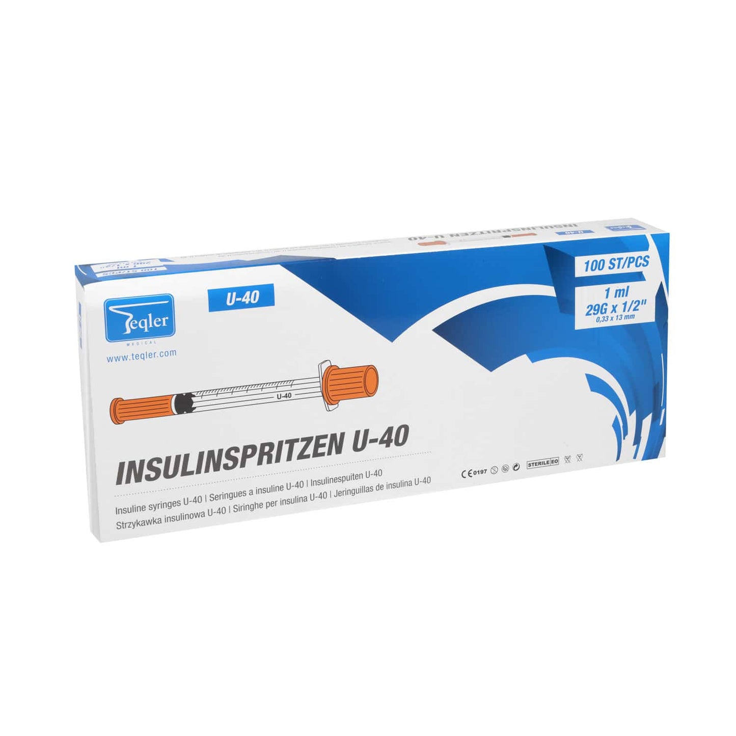 Teqler Insulinspritzen mit Kanüle