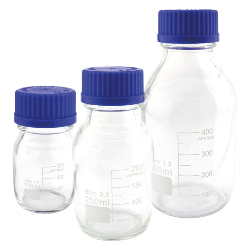 Teqler Labor-Glasflasche