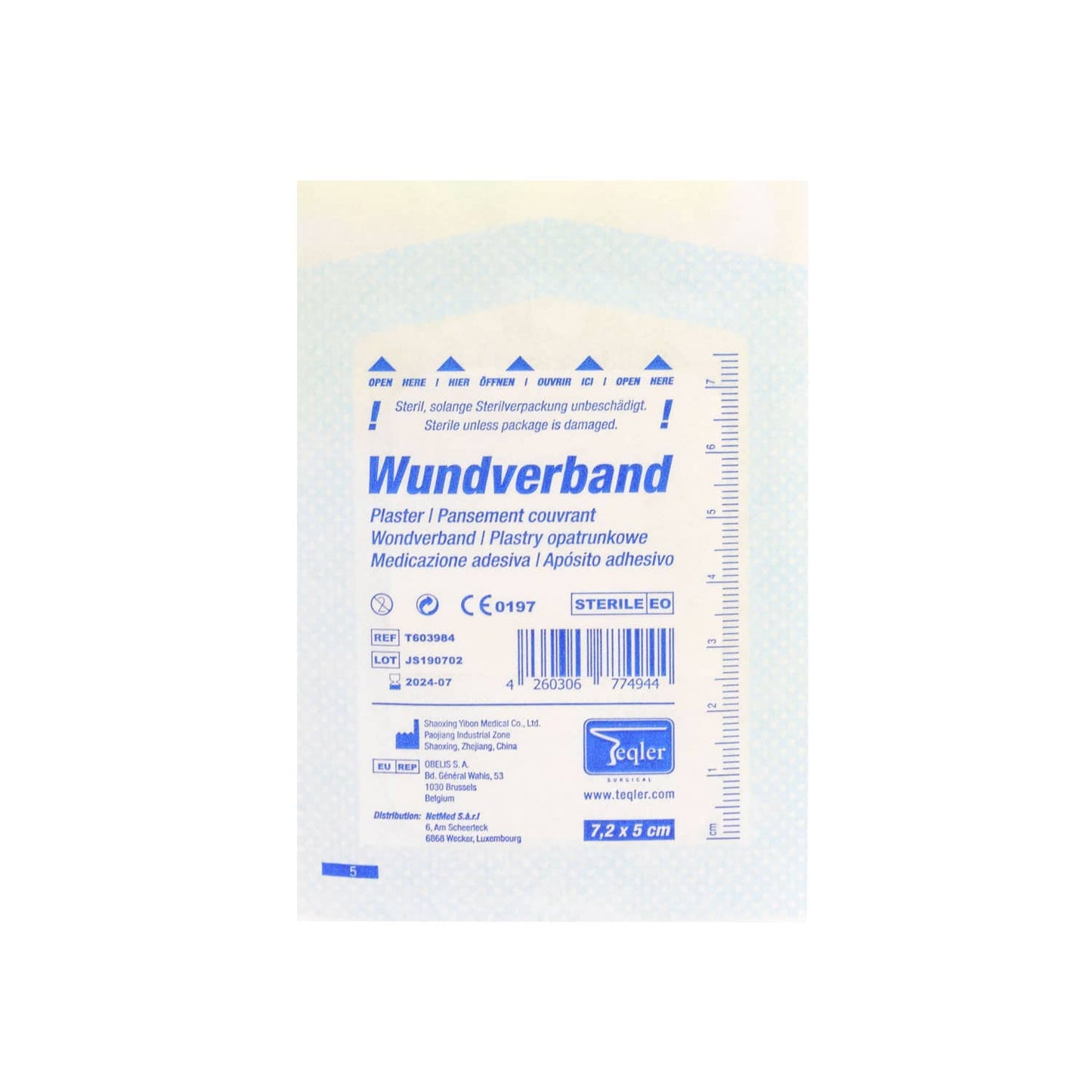 Teqler Wundverband, steril