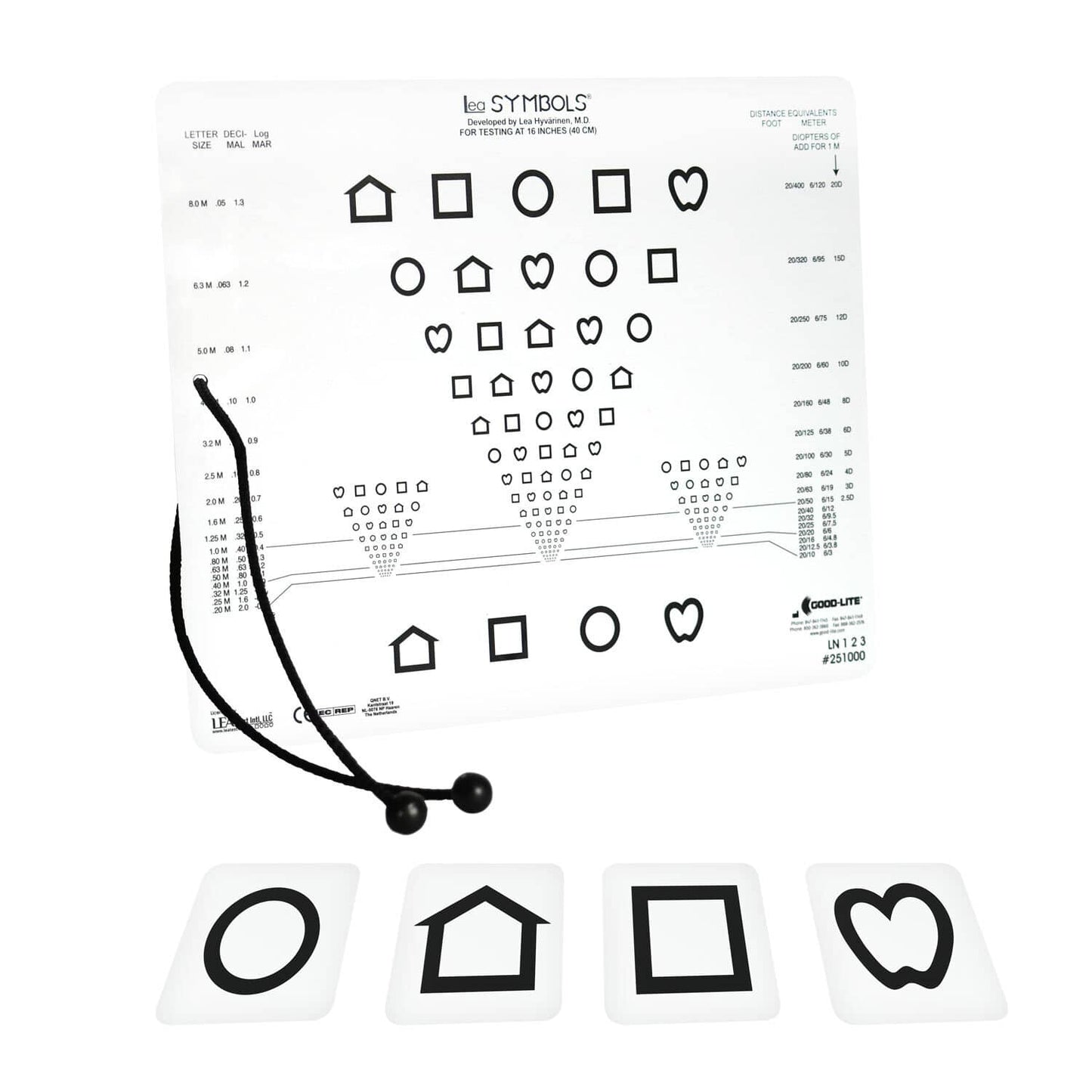 LEA™ Symbole-Karte Nahtest