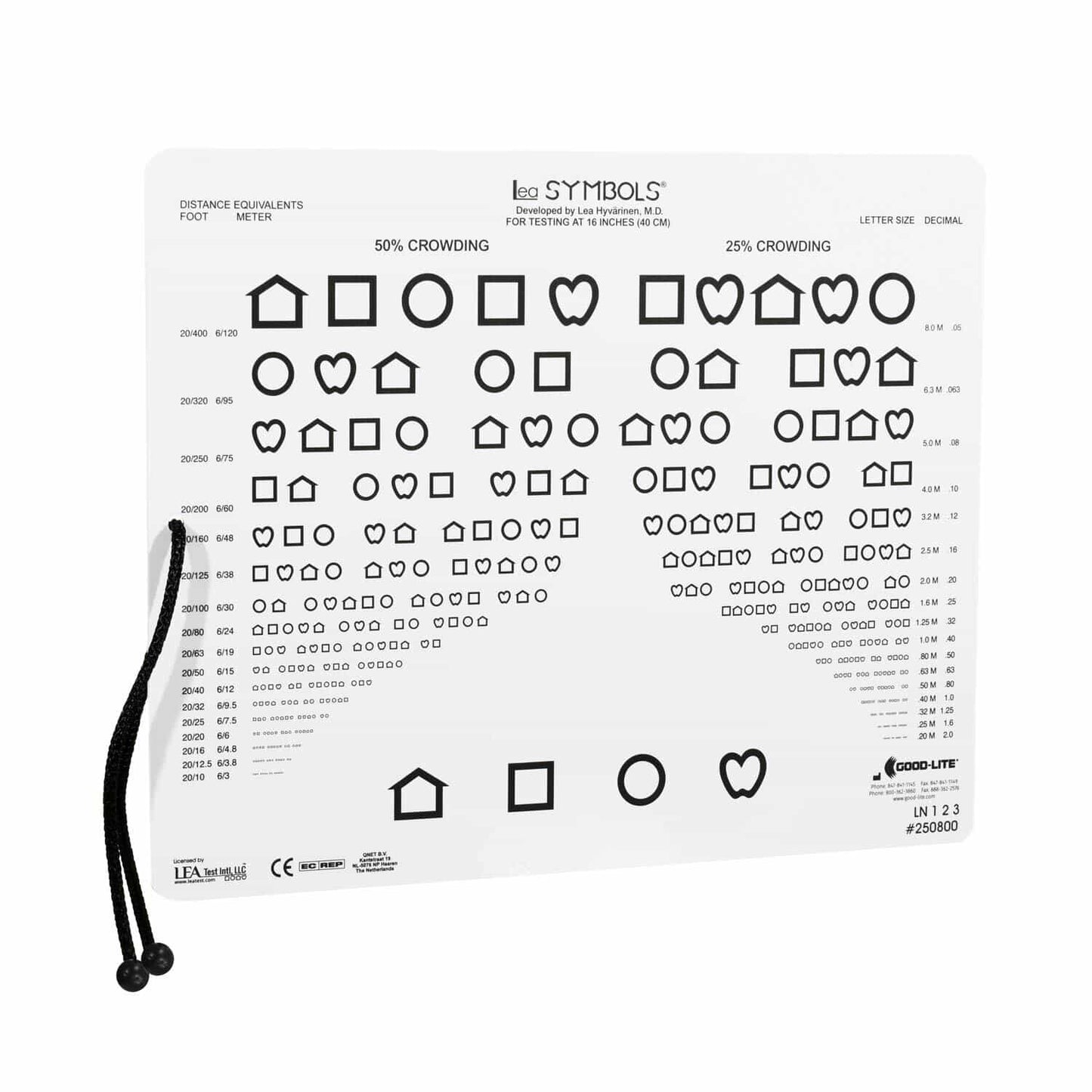 LEA™ Symbole-Karte Nahtest