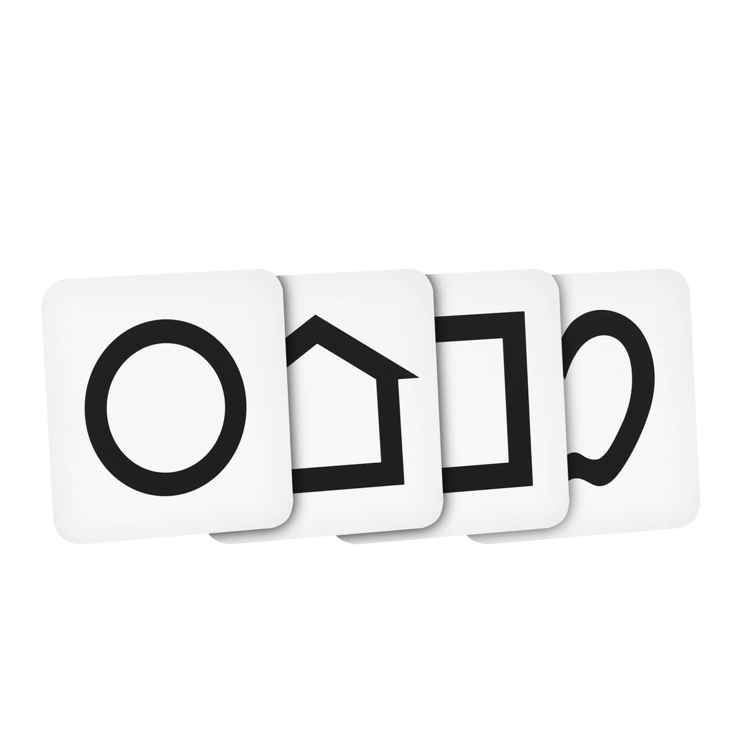 Nahtest LEA™-Symbole/-Zahlen-Karte