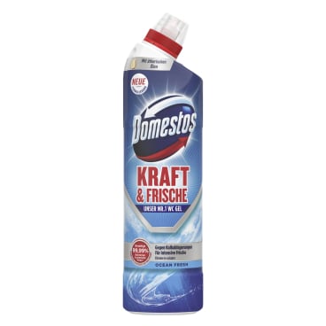 Domestos WC-Reiniger Kraft & Frische Gel, Ozean Fresh