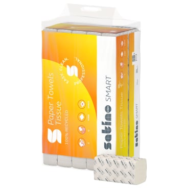 Satino Papierhandtücher smart, 24 x 23 cm, V-Falz, PT3, PT4