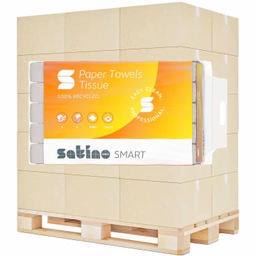 Satino Papierhandtücher smart, 24 x 23 cm, V-Falz, PT3, PT4