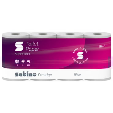 Satino Prestige, Toilettenpapier 3-lagig, MT1, mit Präge-Motiv