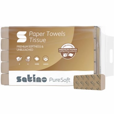 Satino PureSoft Handtuchpapier, V-Falz, 24 x 23 cm, PT3