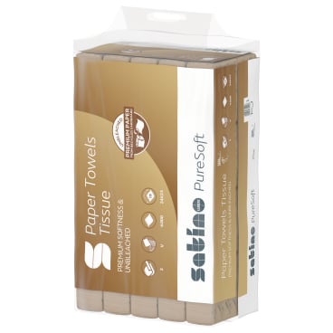 Satino PureSoft Handtuchpapier, V-Falz, 24 x 23 cm, PT3