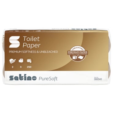 Satino PureSoft Toilettenpapier, 2-lagig, MT1-kompatibel